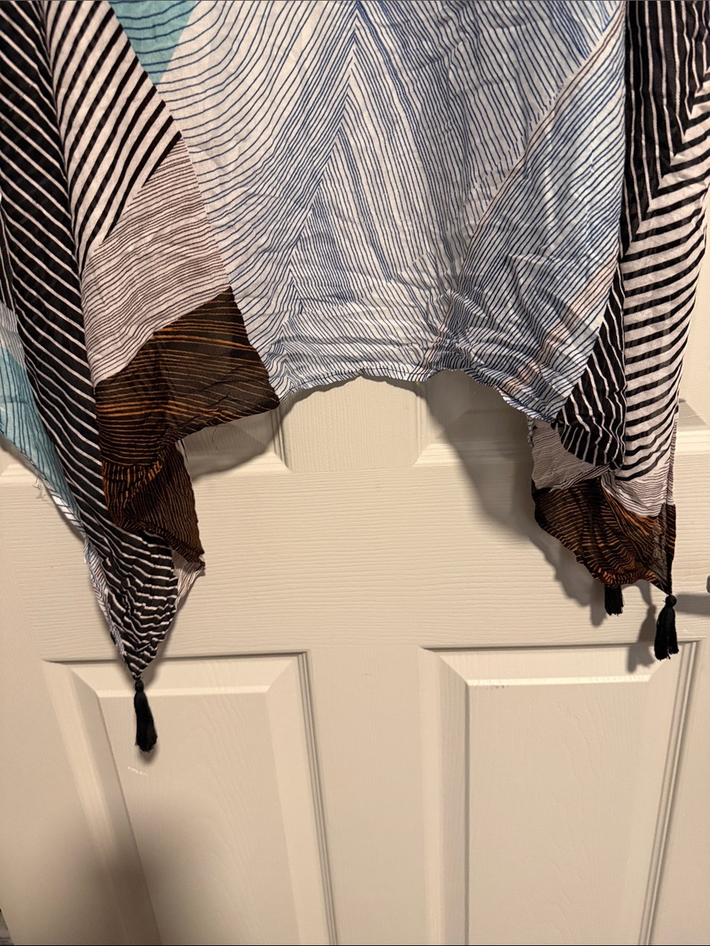 Lightweight Blue & Brown Printed Kimono - Unbranded - Picture 6 of 6